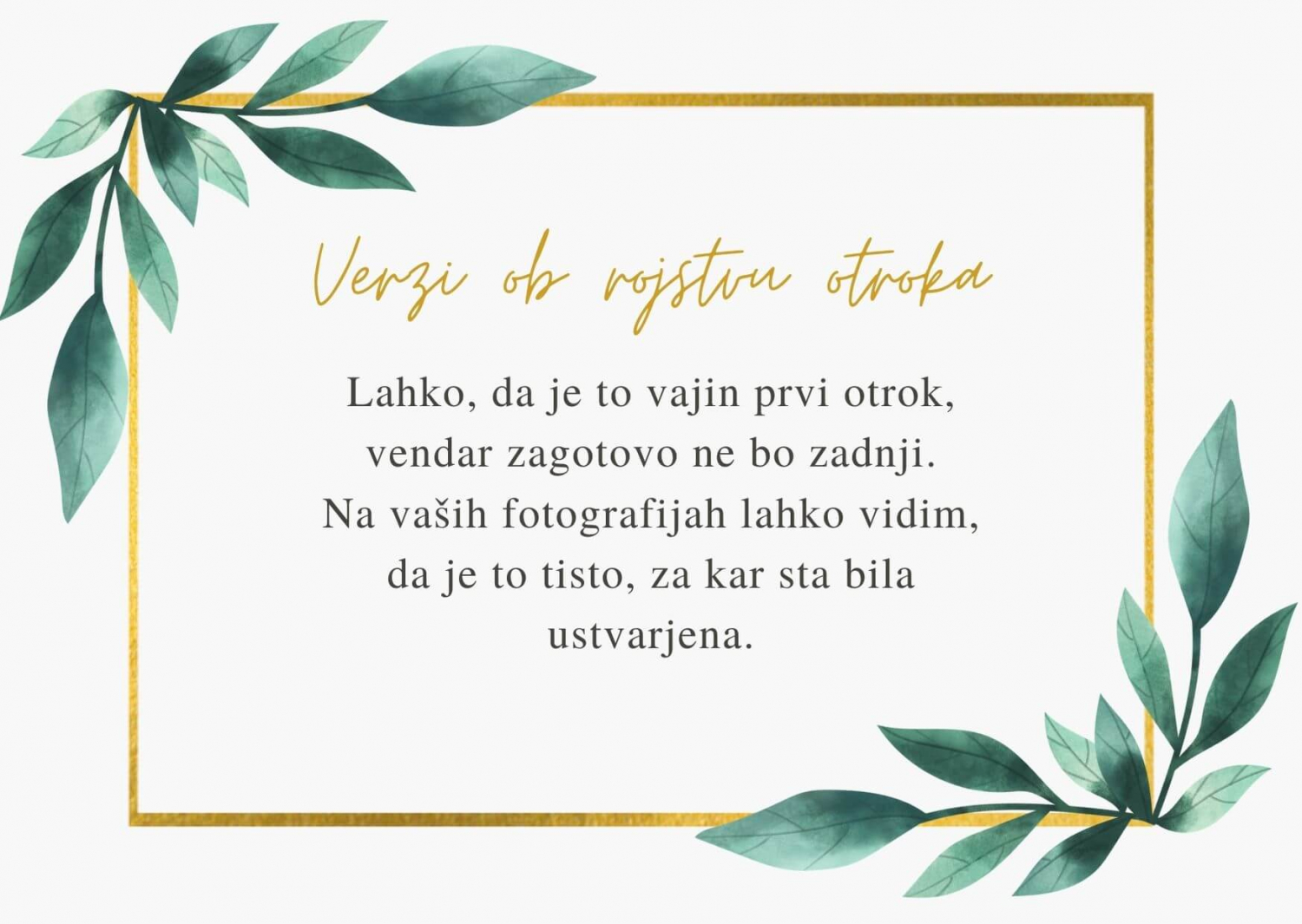 Najlepši verzi ob rojstvu otroka - Raptas.si