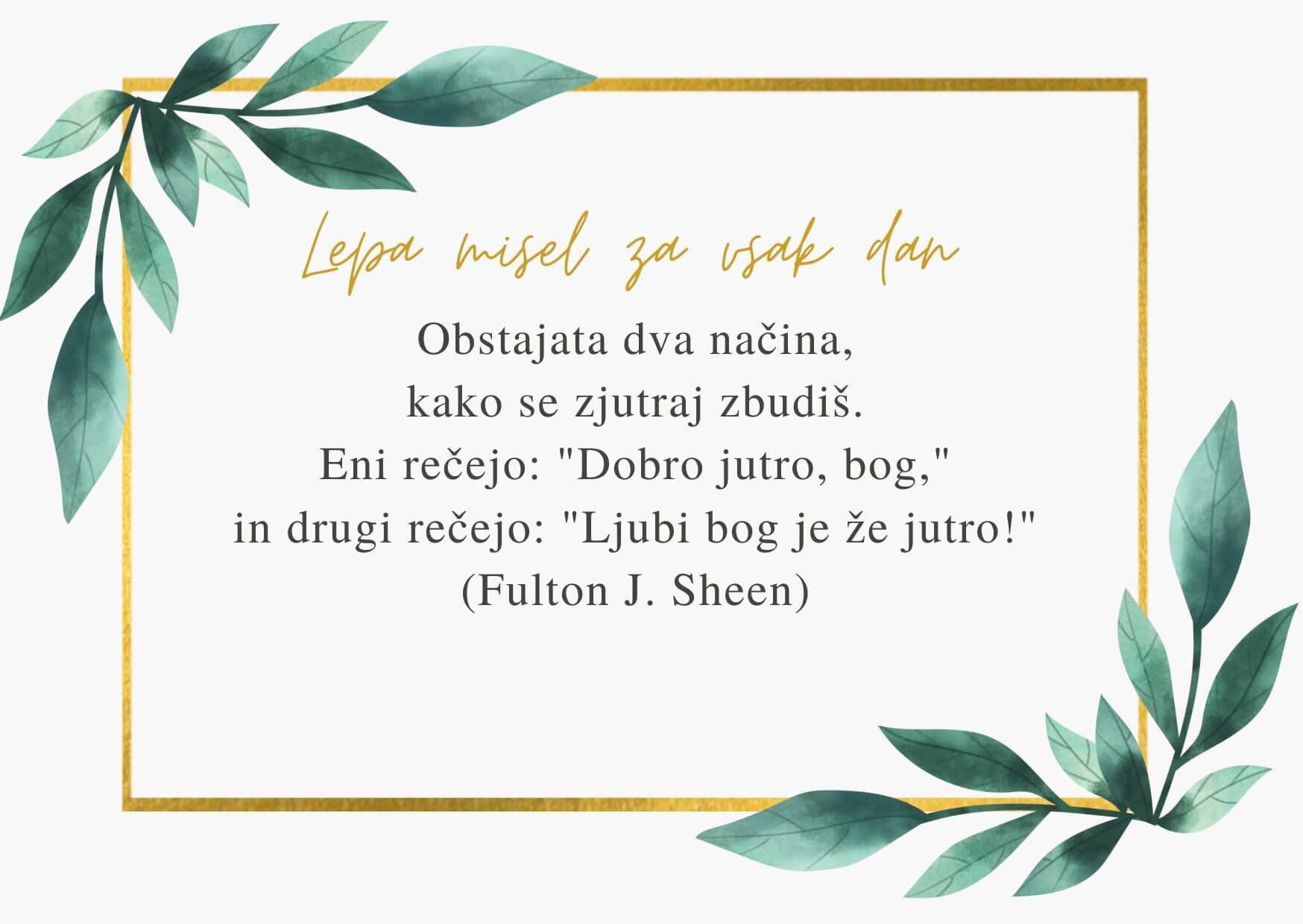dova protiv straha i losih misli