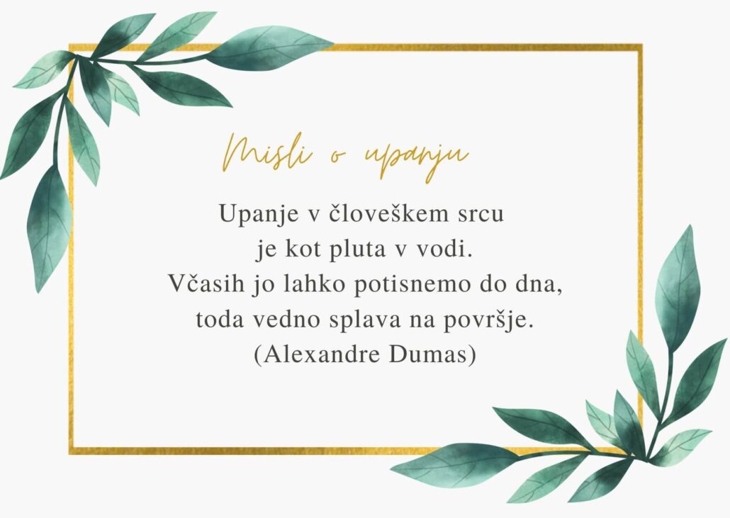 misli o upanju