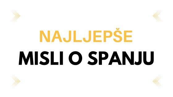 Najlepše misli o spanju